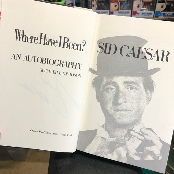 Vtg ‘82 Sid Caesar Signed Book “Where Have I Been?” - 1st Ed Hardcover - Picture 5 of 12